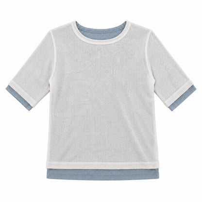 aimoha/シアーテレコTシャツ 2枚SET