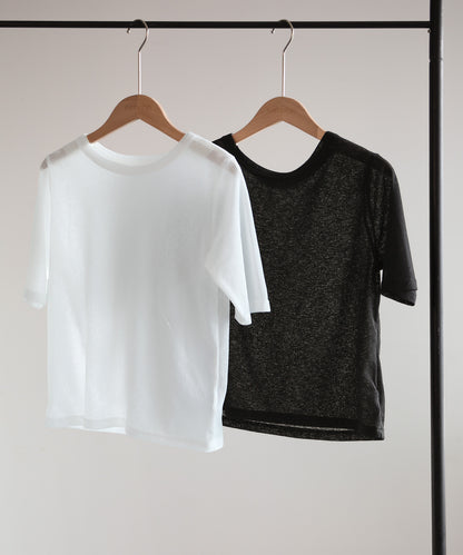 aimoha/シアーテレコTシャツ 2枚SET