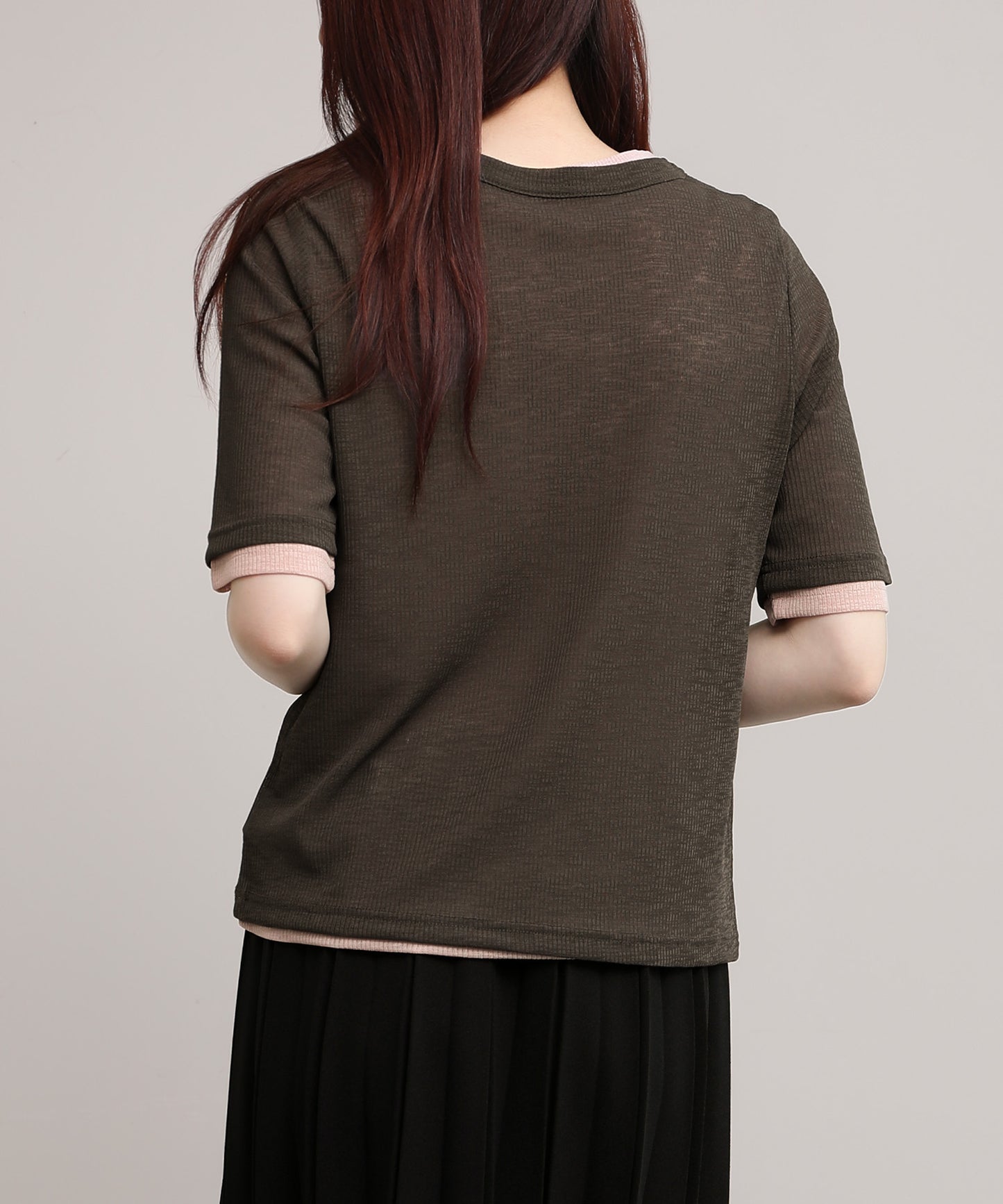aimoha/シアーテレコTシャツ 2枚SET