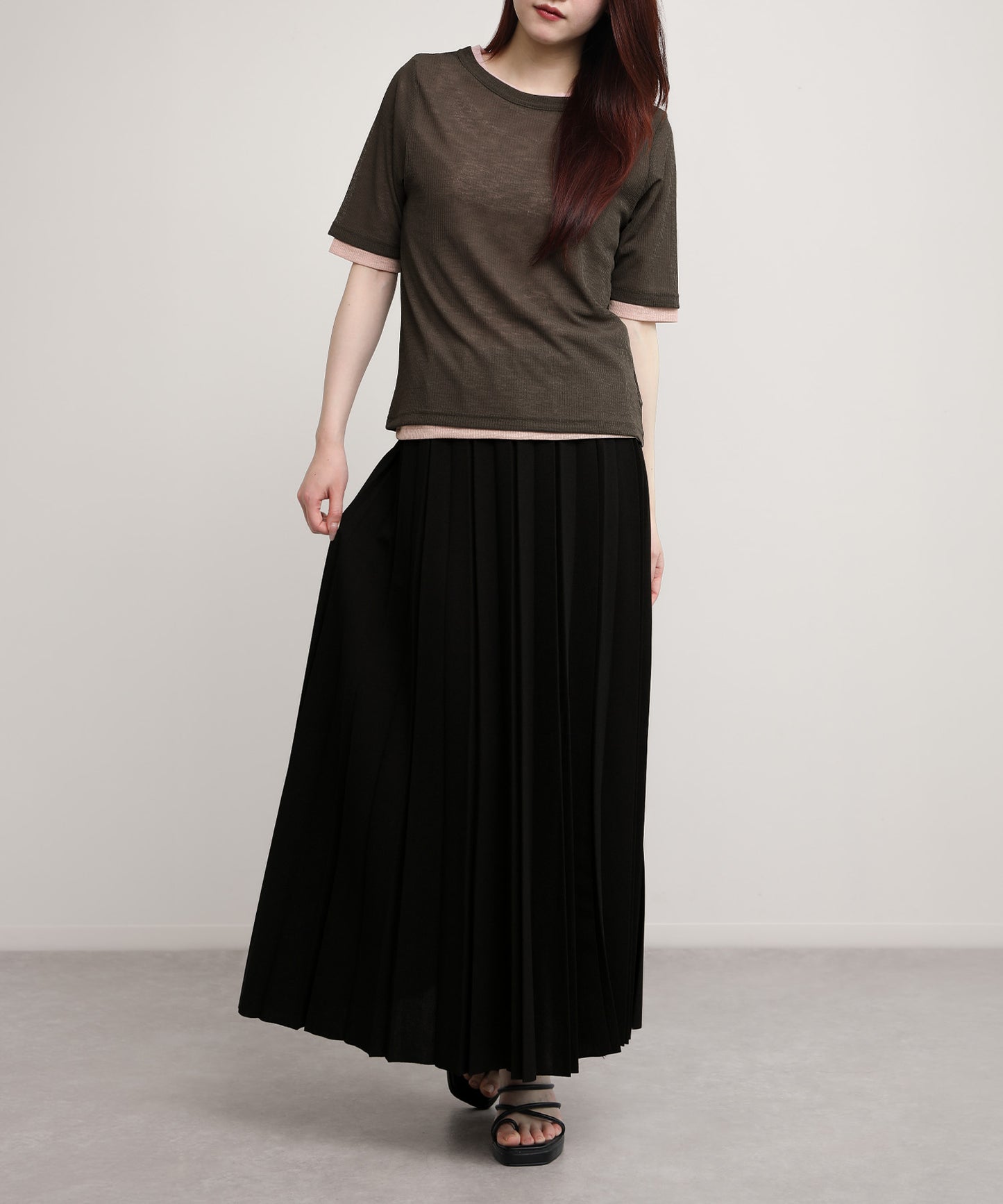 aimoha/シアーテレコTシャツ 2枚SET