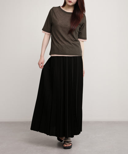 aimoha/シアーテレコTシャツ 2枚SET