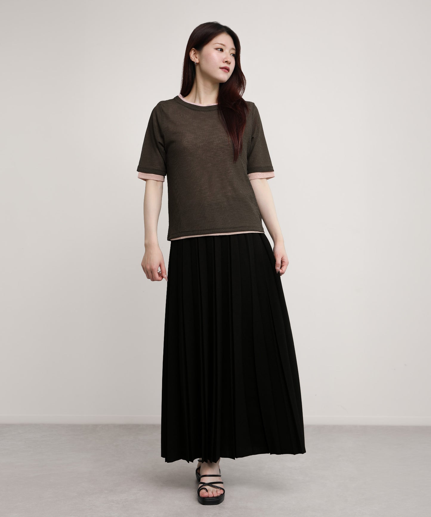 aimoha/シアーテレコTシャツ 2枚SET