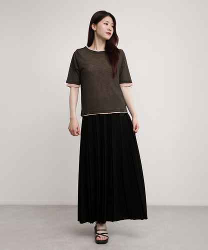 aimoha/シアーテレコTシャツ 2枚SET