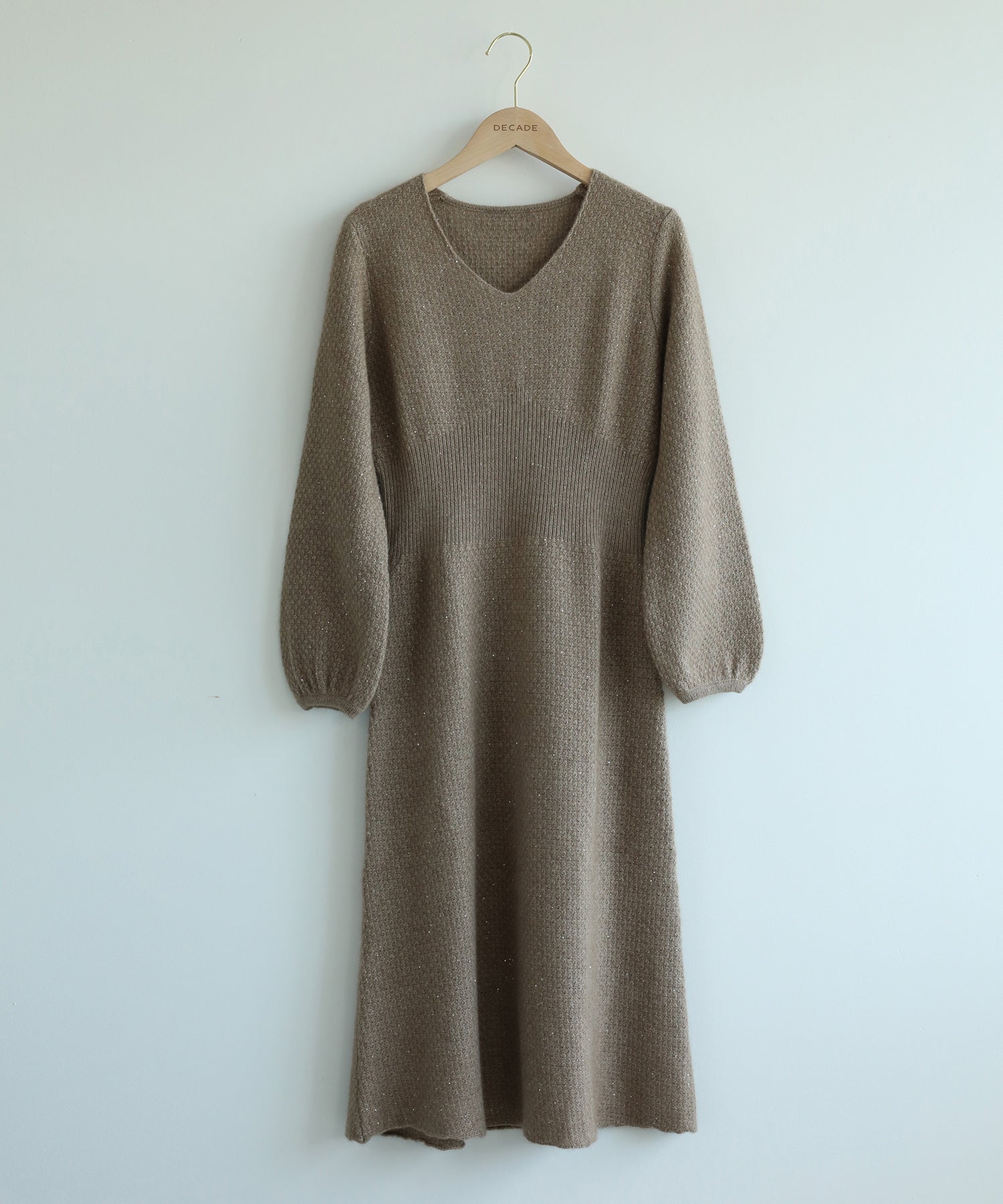 【DECADE CLASSIC】カシミヤ100％　ワンピース