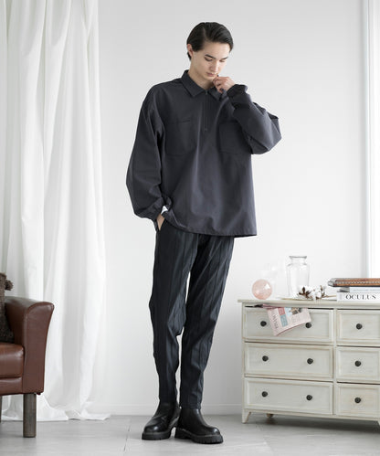 【aimoha MEN】FUNCTIONAL CPO SHIRT ファンクショナルCPOシャツ吸水速乾