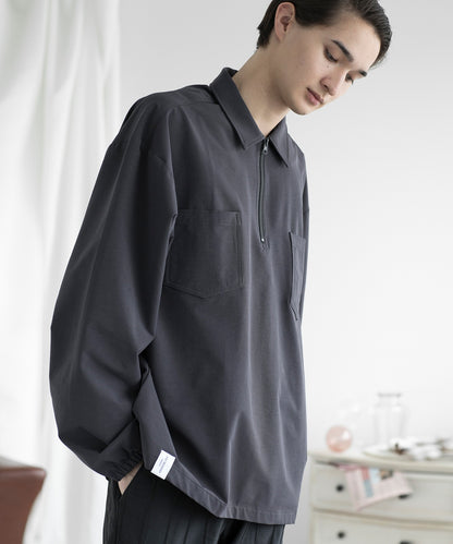 【aimoha MEN】FUNCTIONAL CPO SHIRT ファンクショナルCPOシャツ吸水速乾