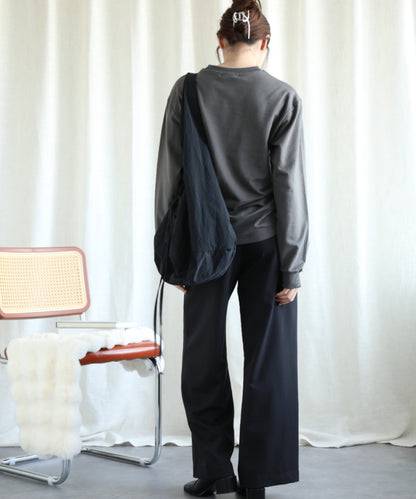 aimoha/カレッジロゴ長袖Tシャツ