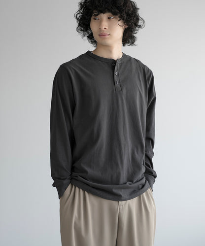 aimoha MEN/ CLASSIC HENLEY LONG SLEEVE