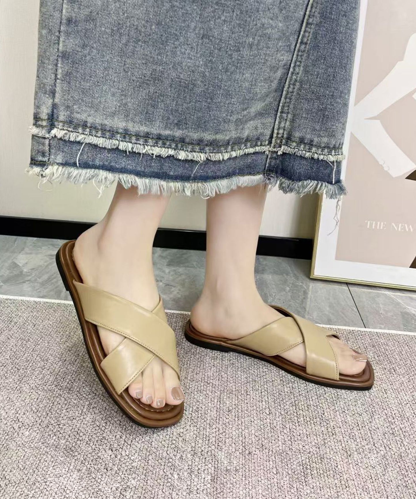 クロスストラップサンダル (SS)