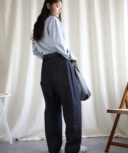 aimoha/カレッジロゴ長袖Tシャツ
