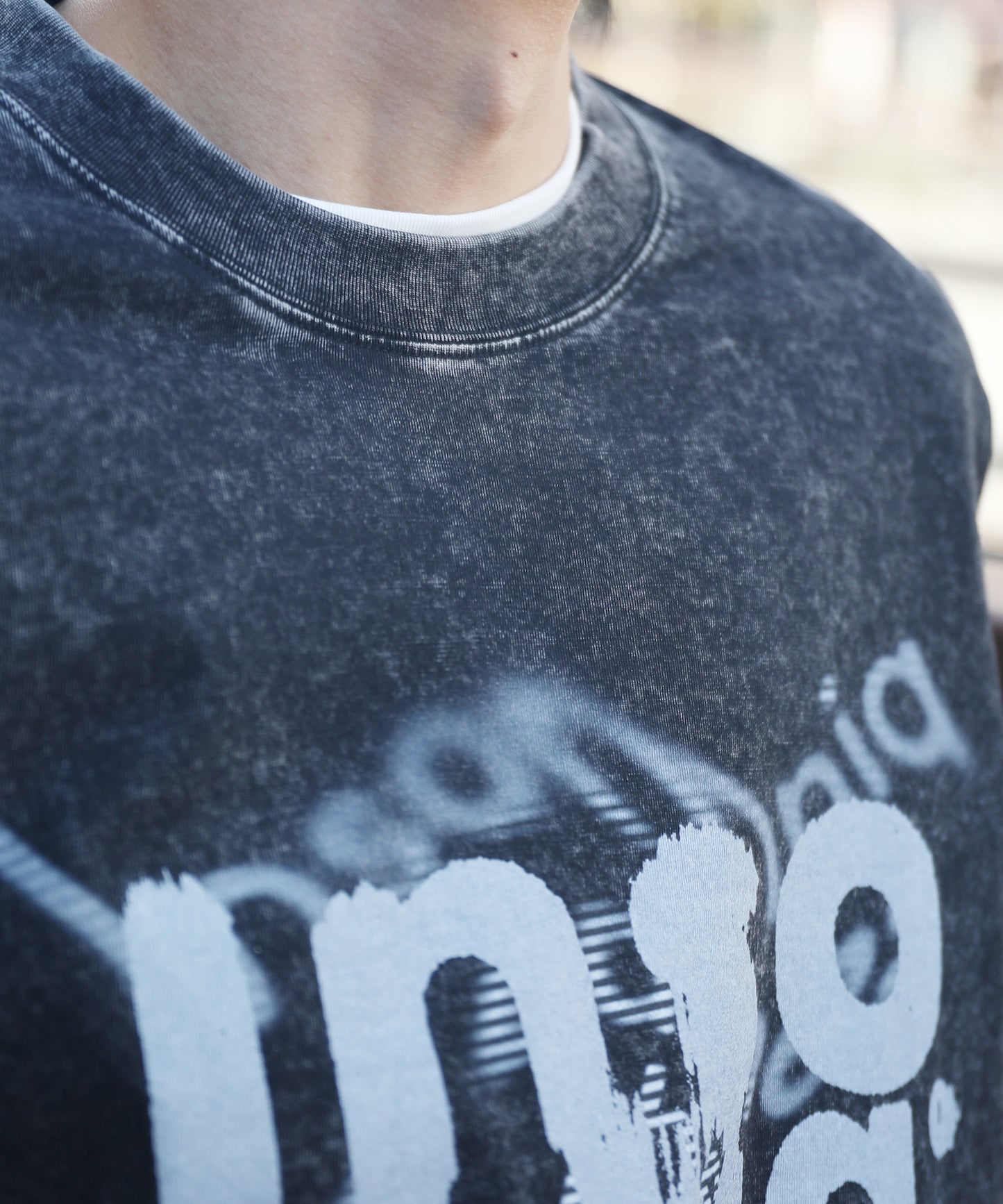 HOOK -original-　INSOMNIA　ウォッシュ加工ヴィンテージ風 ビッグTEE