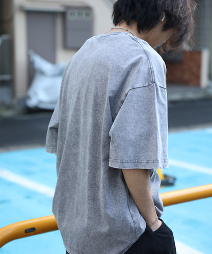 HOOK -original-　INSOMNIA　ウォッシュ加工ヴィンテージ風 ビッグTEE