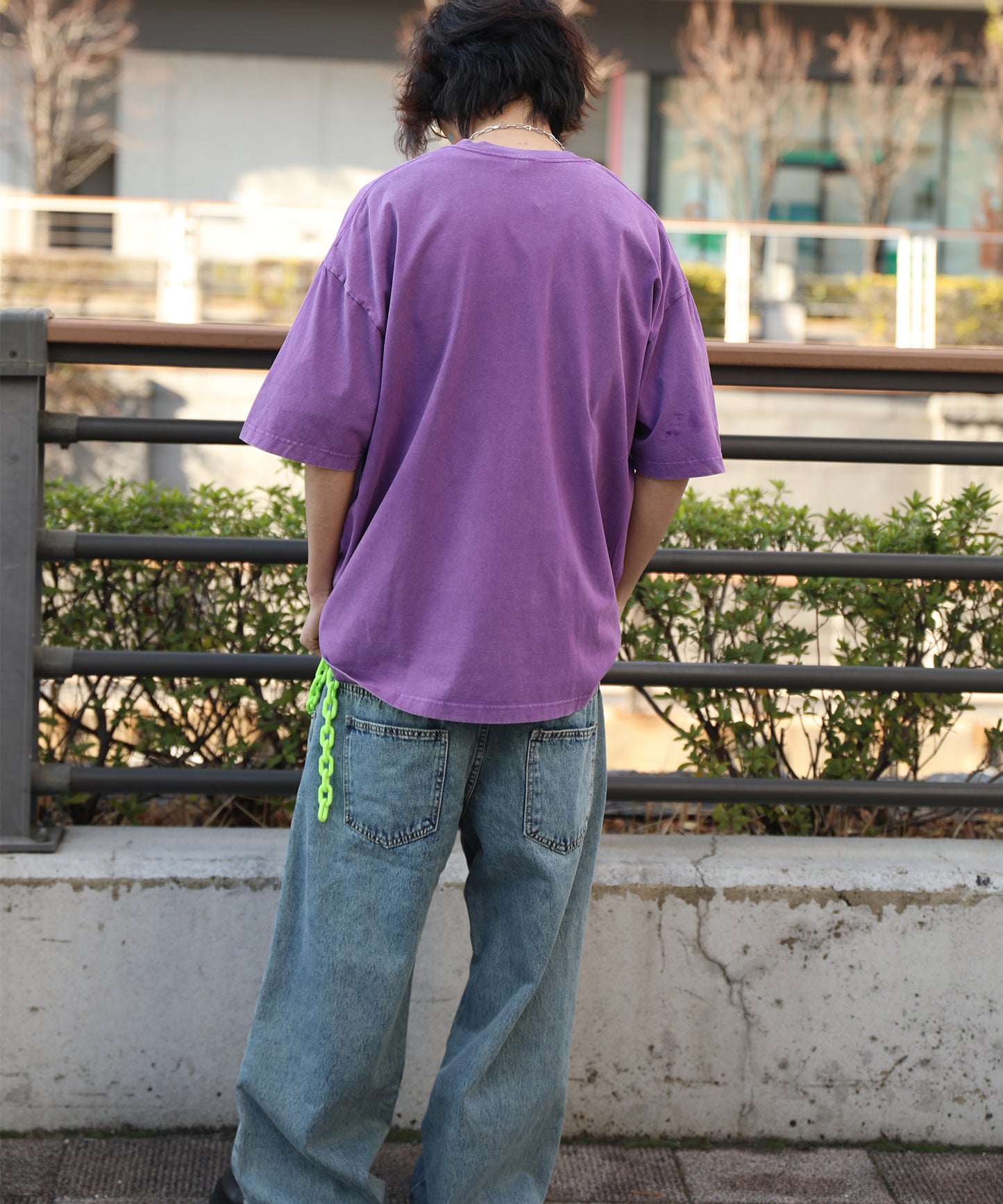 HOOK -original-　INSOMNIA　ウォッシュ加工ヴィンテージ風 ビッグTEE