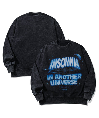 HOOK -original- INSOMINIA アソートスペースグラフィックオーバーサイズスウェット