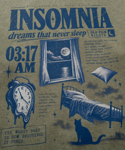 HOOK -original- INSOMINIA アソートスペースグラフィックオーバーサイズスウェット