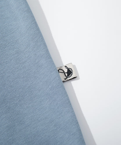 HOOK -original-　フードファイトプリントポロ襟スウェット「Don’t Fight!」