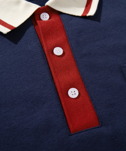 HOOK -original-　海賊わんちゃん刺繍ポロ襟スウェット