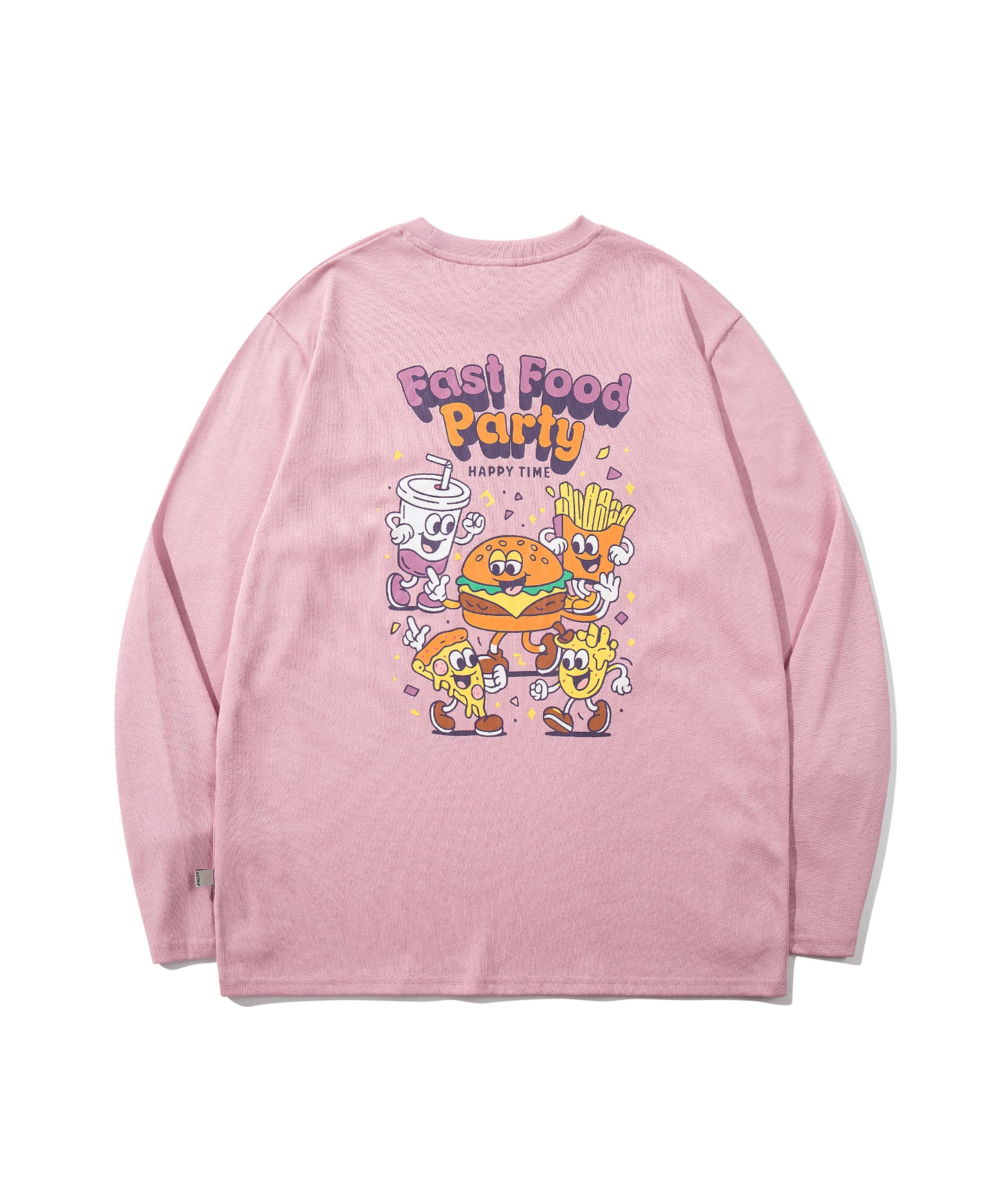 HOOK -original-　フードキャラクター グラフィックプリント ロングスリーブTシャツ