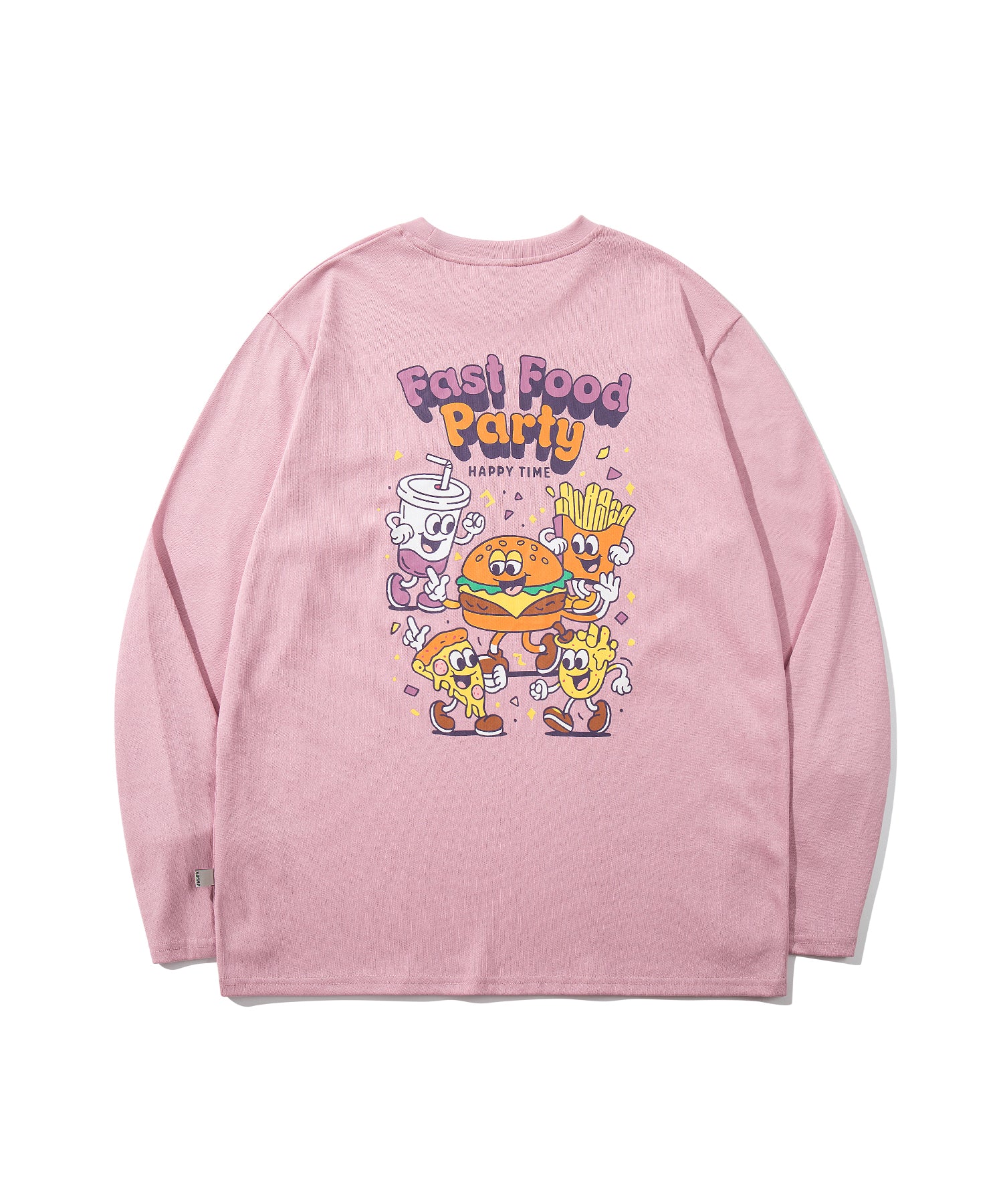 HOOK -original-　フードキャラクター グラフィックプリント ロングスリーブTシャツ
