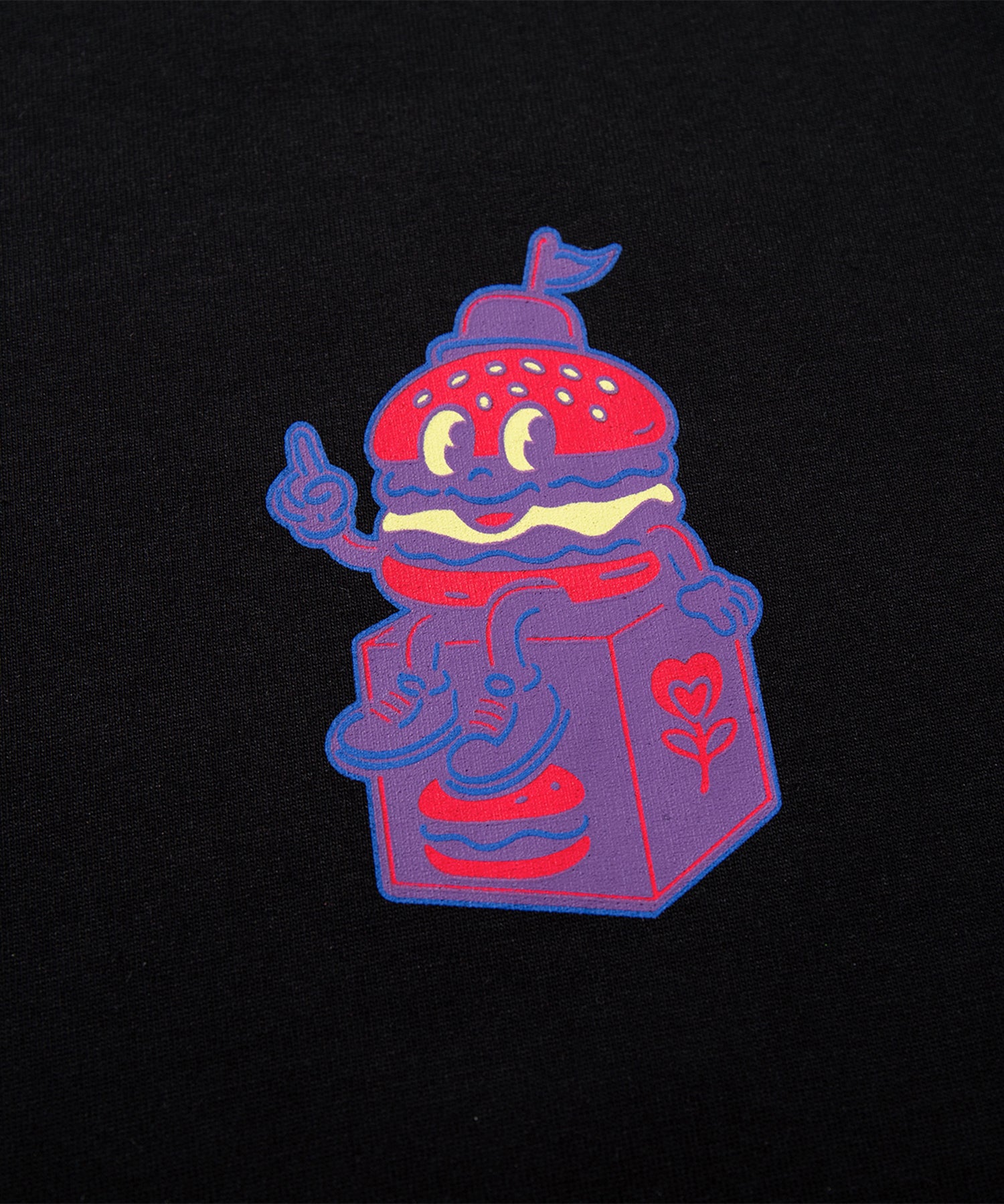 HOOK -original-　フードキャラクター グラフィックプリント ロングスリーブTシャツ