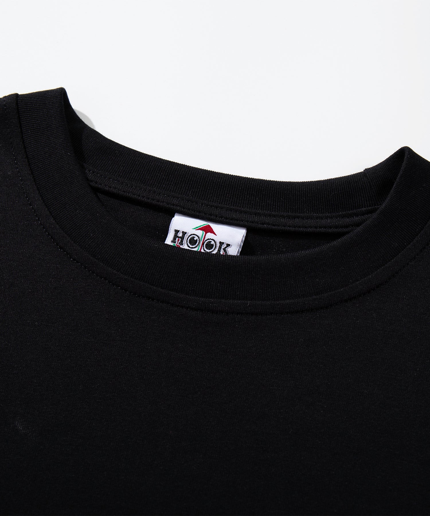 HOOK -original-　フードキャラクター グラフィックプリント ロングスリーブTシャツ