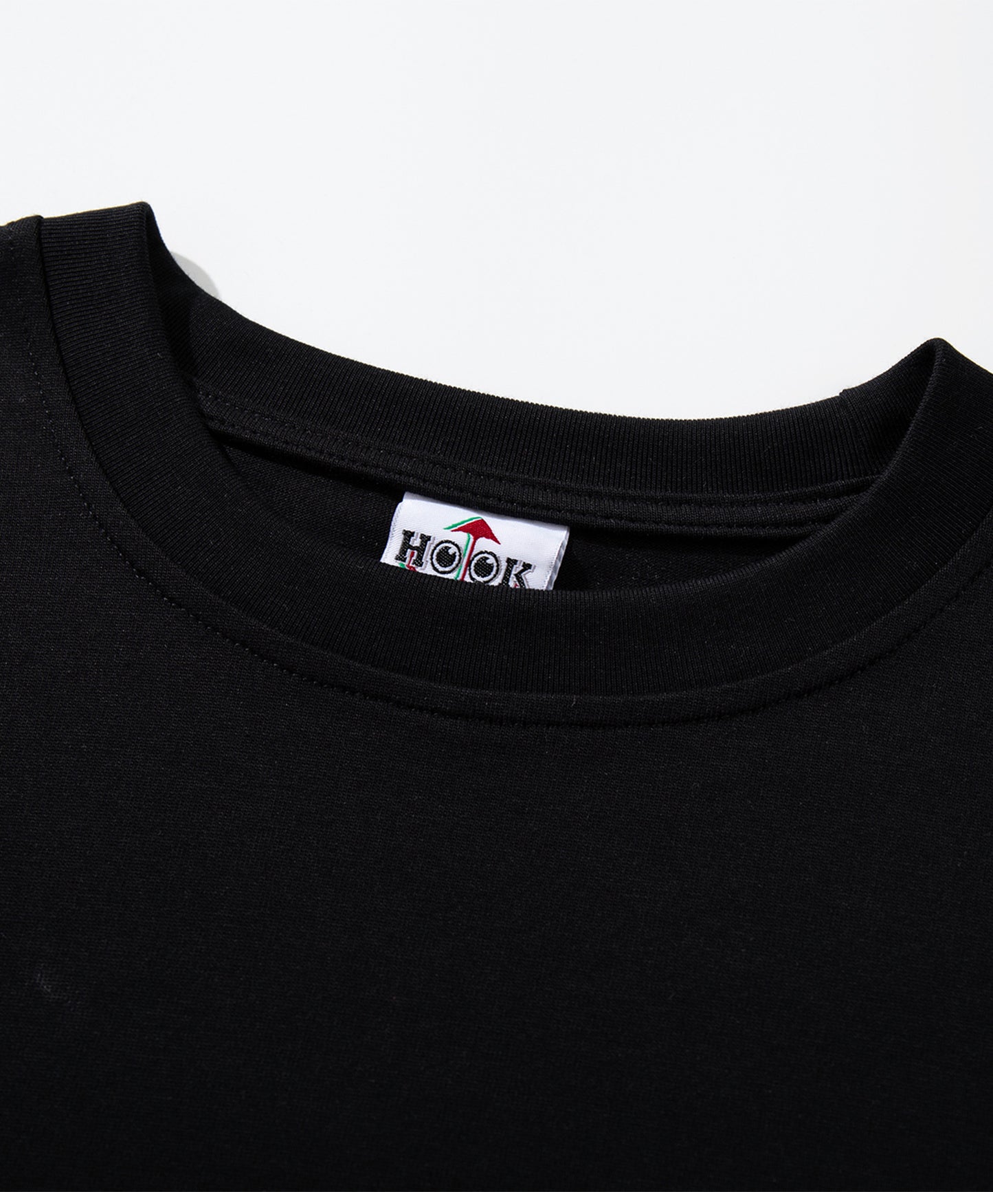 HOOK -original-　フードキャラクター グラフィックプリント ロングスリーブTシャツ