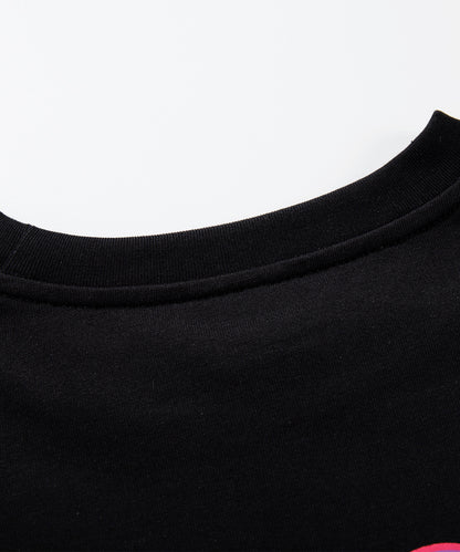 HOOK -original-　フードキャラクター グラフィックプリント ロングスリーブTシャツ
