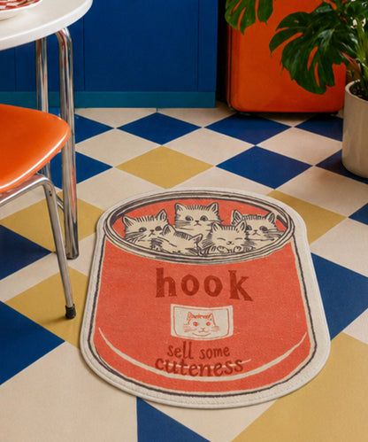 HOOK -original- "HOOK BAKERY" Printed Rug