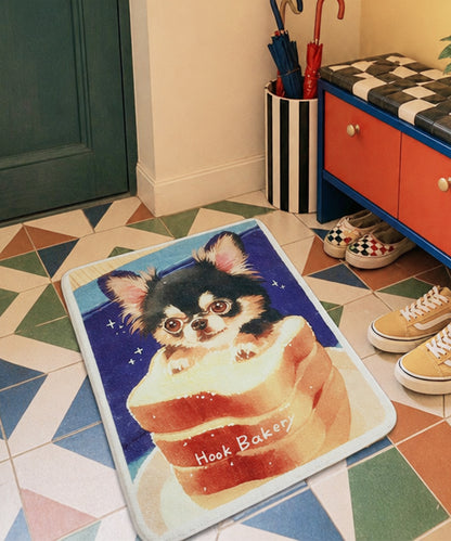HOOK -original- "HOOK BAKERY" Printed Rug
