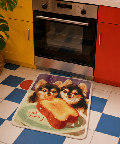 HOOK -original- "HOOK BAKERY" Printed Rug