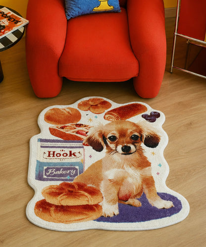 HOOK -original- "HOOK BAKERY" Printed Rug