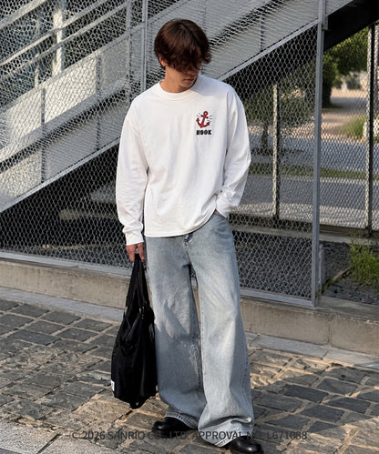 HOOK -original-　サンリオキャラクターズ コラボ バックプリントロンTEE