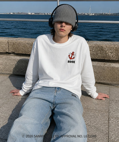 HOOK -original-　サンリオキャラクターズ コラボ バックプリントロンTEE