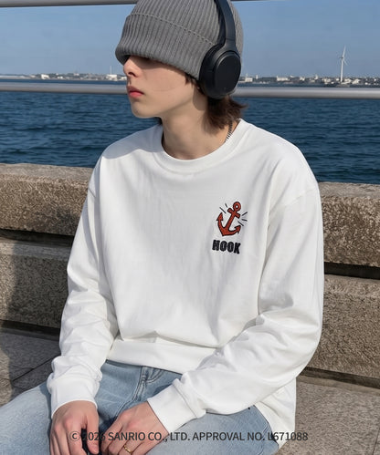 HOOK -original-　サンリオキャラクターズ コラボ バックプリントロンTEE