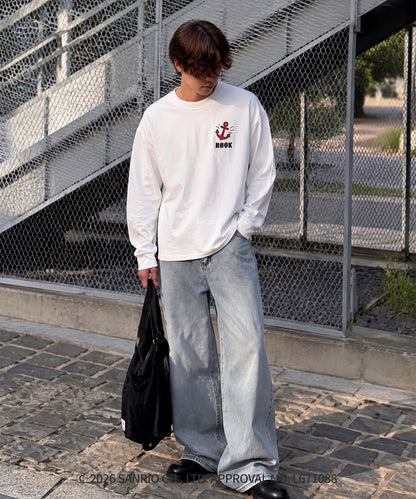 HOOK -original-　サンリオキャラクターズ コラボ バックプリントロンTEE