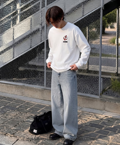 HOOK -original-　サンリオキャラクターズ コラボ バックプリントロンTEE