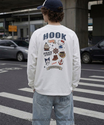 HOOK -original-　サンリオキャラクターズ コラボ バックプリントロンTEE