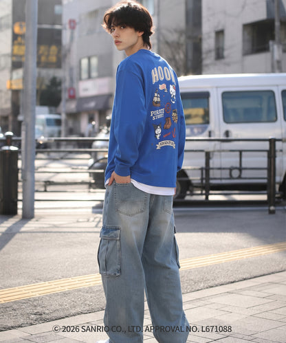 HOOK -original-　サンリオキャラクターズ コラボ バックプリントロンTEE