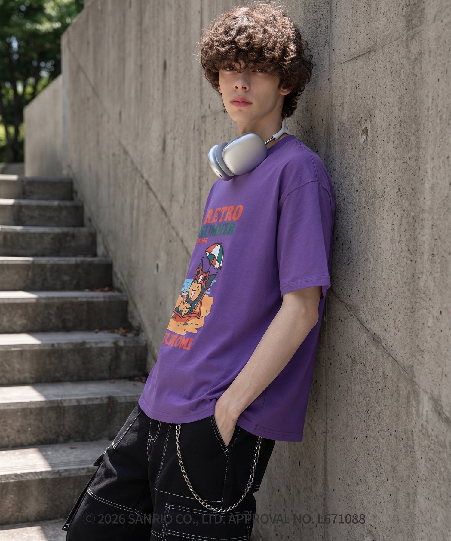 HOOK -original-　サンリオキャラクターズ コラボ プリントTシャツ