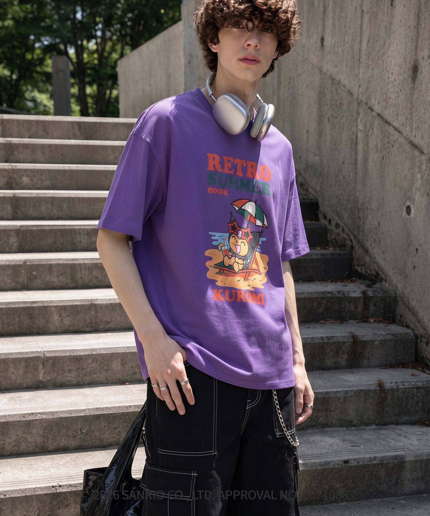 HOOK -original-　サンリオキャラクターズ コラボ プリントTシャツ