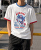 HOOK -original-　サンリオキャラクターズ コラボ 配色プリントTシャツ