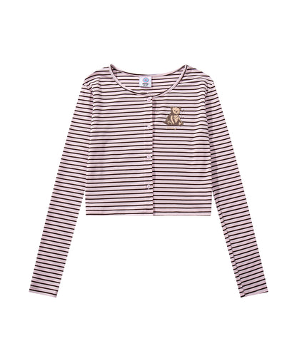 HOOK　for girls -original-　ペプラムワンポイントベア アンサンブル