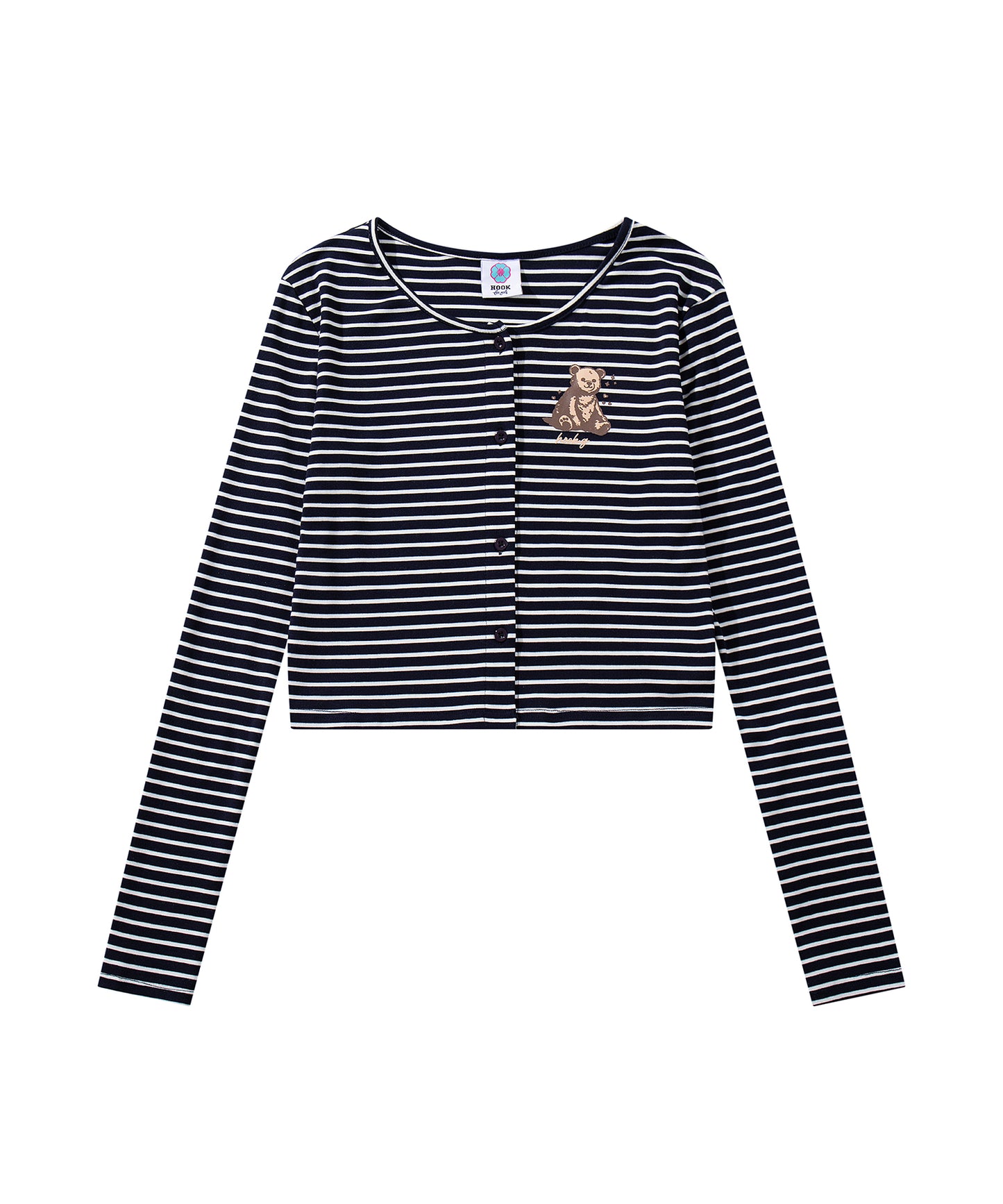 HOOK　for girls -original-　ペプラムワンポイントベア アンサンブル