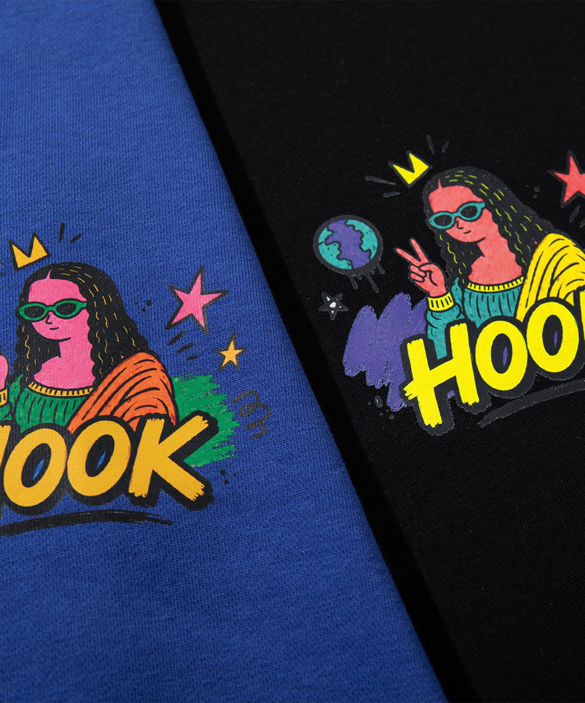 HOOK -original-　モナリザ7DAYSバックプリントスウェットプルオーバー