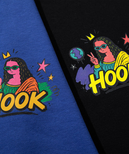 HOOK -original-　モナリザ7DAYSバックプリントスウェットプルオーバー