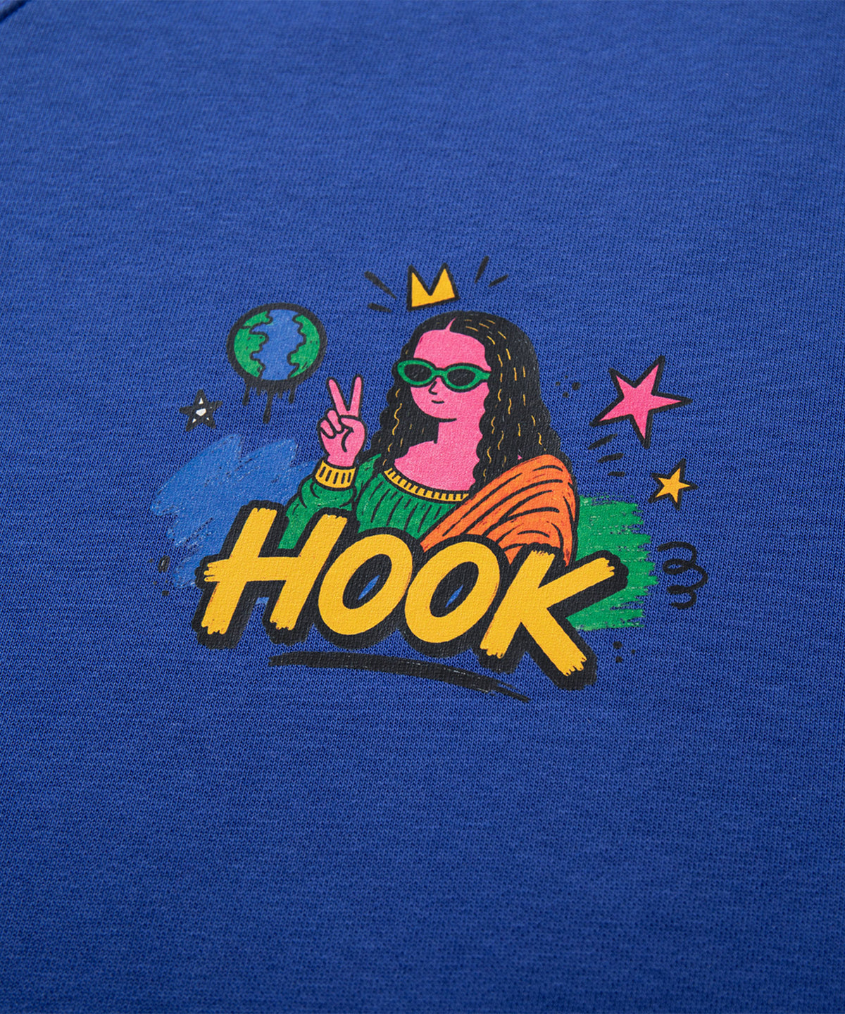 HOOK -original-　モナリザ7DAYSバックプリントスウェットプルオーバー