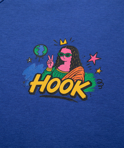 HOOK -original-　モナリザ7DAYSバックプリントスウェットプルオーバー