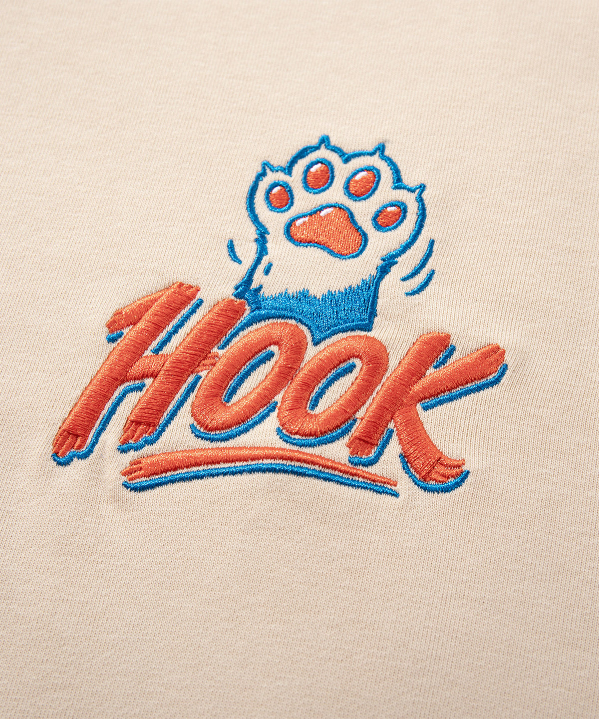 HOOK -original-　コーヒーに酔っ払った猫　バックプリントスウェット
