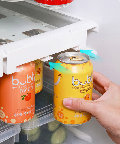 吊り下げ式収納缶ストッカー スライド式