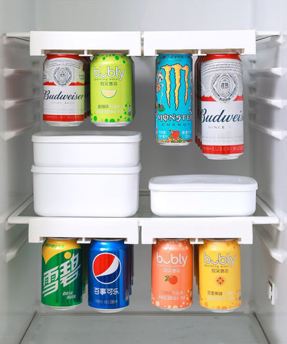 吊り下げ式収納缶ストッカー スライド式